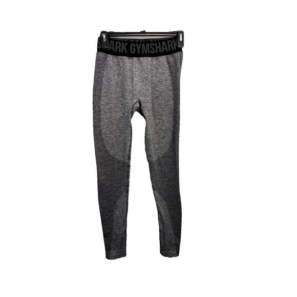 Gymshark Flex Countour Gray Leggings Women Mendium Seamless - Picture 1 of 12